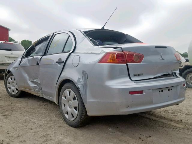 JA3AU16UX9U605219 - 2009 MITSUBISHI LANCER DE SILVER photo 3