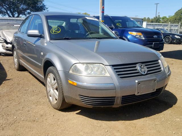 WVWMD63B53P099691 - 2003 VOLKSWAGEN PASSAT GL GRAY photo 1