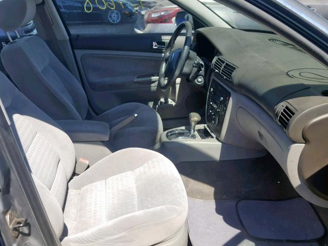 WVWMD63B53P099691 - 2003 VOLKSWAGEN PASSAT GL GRAY photo 5