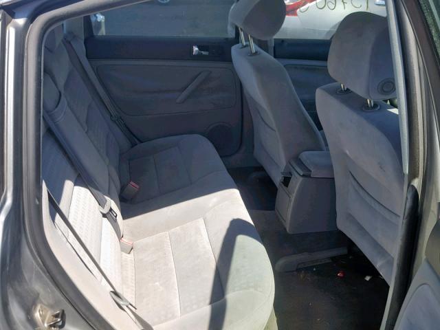 WVWMD63B53P099691 - 2003 VOLKSWAGEN PASSAT GL GRAY photo 6