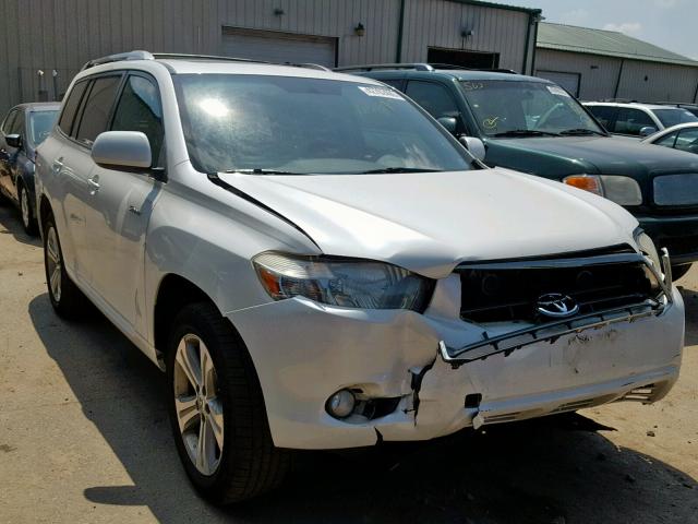 JTEES43AX82057975 - 2008 TOYOTA HIGHLANDER WHITE photo 1