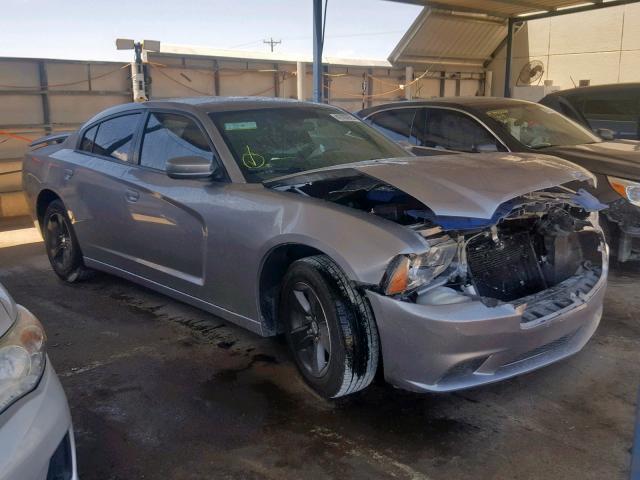 2C3CDXBGXEH147311 - 2014 DODGE CHARGER SE GRAY photo 1