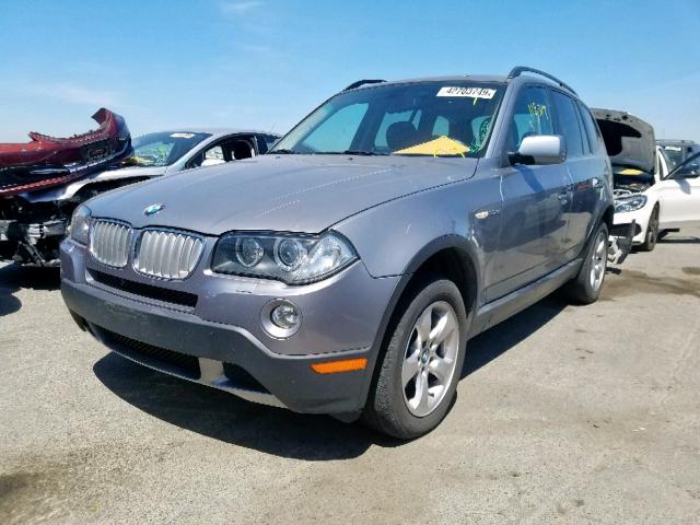 WBXPC934X7WF26836 - 2007 BMW X3 3.0SI GRAY photo 2