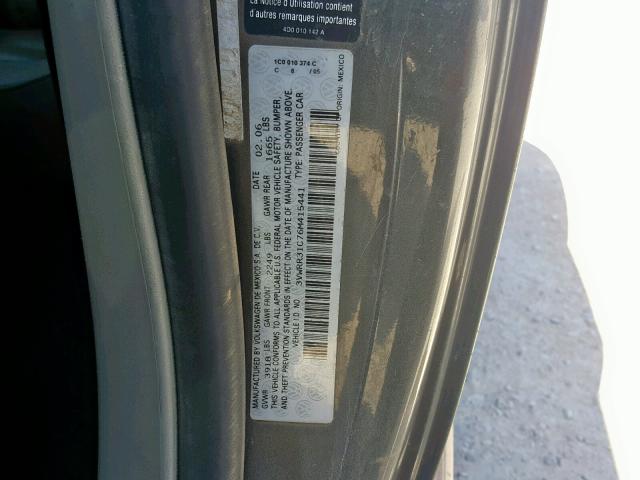 3VWRR31C76M415441 - 2006 VOLKSWAGEN NEW BEETLE Graphit Foto 10