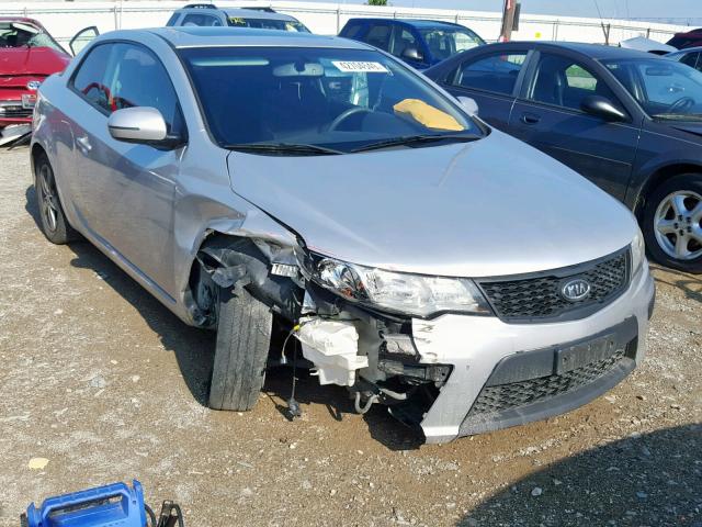 KNAFU6A26C5591408 - 2012 KIA FORTE EX SILVER photo 1