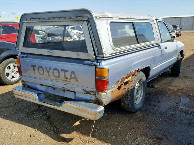 JT4RN50RXJ5125306 - 1988 TOYOTA PICKUP 1/2 BLUE photo 4