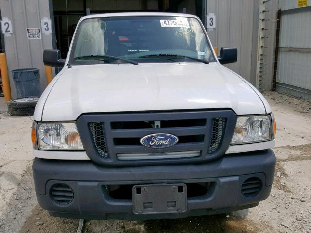 1FTYR10D78PA89487 - 2008 FORD RANGER WHITE photo 9