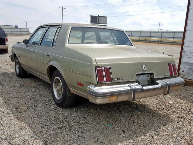 2G3GR69Y5G2321086 - 1986 OLDSMOBILE CUTLASS SU GREEN photo 3