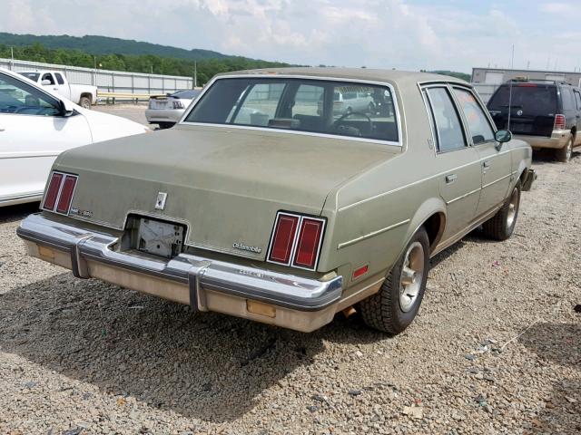 2G3GR69Y5G2321086 - 1986 OLDSMOBILE CUTLASS SU GREEN photo 4