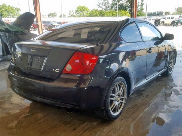 JTKDE177960140299 - 2006 TOYOTA SCION TC შავი ფოტო 4