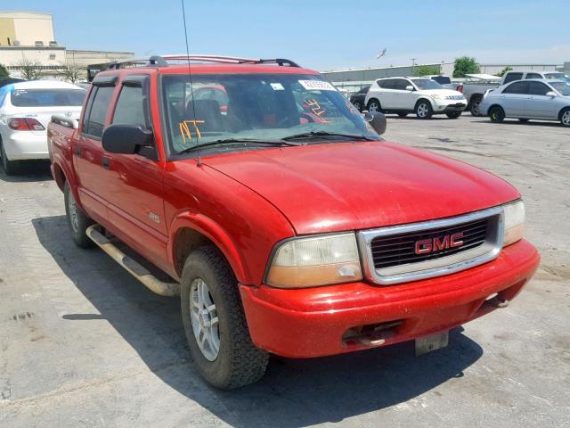 1GTDT13X34K111174 - 2004 GMC SONOMA RED photo 1