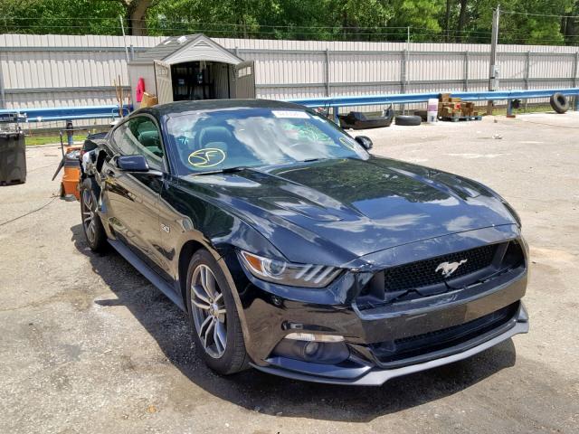 1FA6P8CF7G5321511 - 2016 FORD MUSTANG GT BLACK photo 1