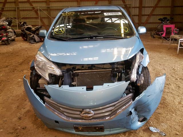 3N1CE2CP4EL395929 - 2014 NISSAN VERSA NOTE BLUE photo 9