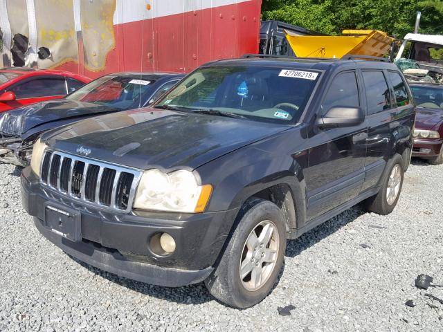 1J4GS48K35C545664 - 2005 JEEP GRAND CHER GRAY photo 2