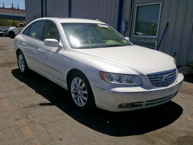 KMHFC46F67A234907 - 2007 HYUNDAI AZERA SE WHITE photo 1