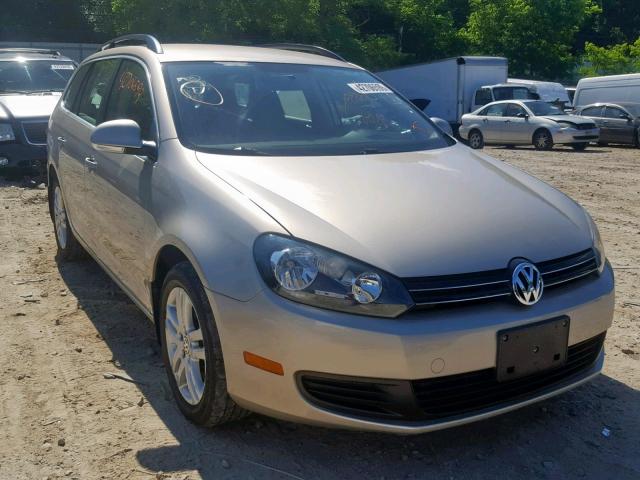 3VWPL7AJ2CM689270 - 2012 VOLKSWAGEN JETTA TDI GOLD photo 1