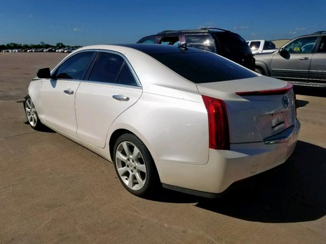 1G6AA5RX5E0174154 - 2014 CADILLAC ATS WHITE photo 3