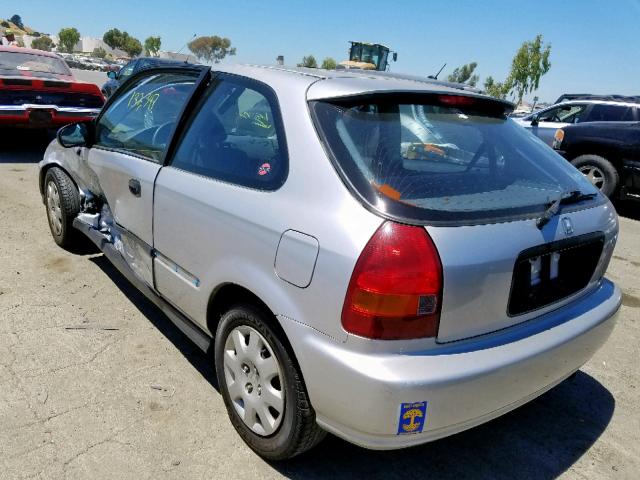 2HGEJ6347WH122543 - 1998 HONDA CIVIC DX SILVER photo 3