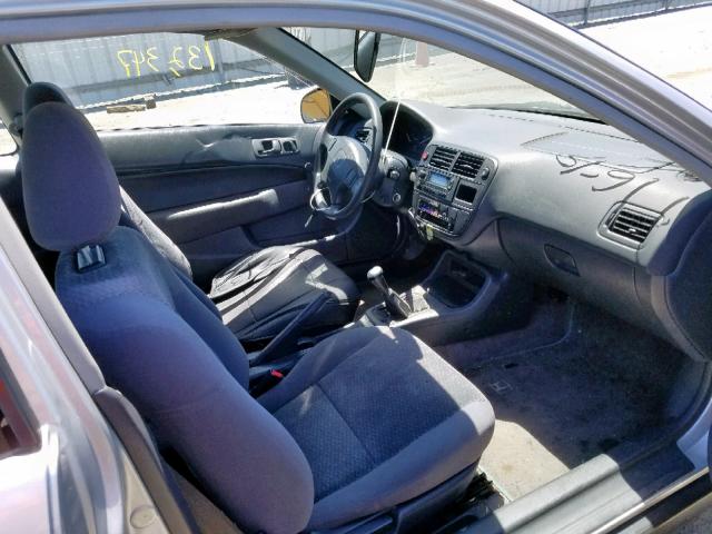 2HGEJ6347WH122543 - 1998 HONDA CIVIC DX SILVER photo 5