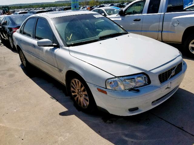 YV1TS592861433510 - 2006 VOLVO S80 2.5T WHITE photo 1