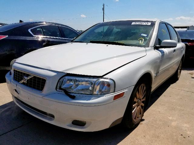 YV1TS592861433510 - 2006 VOLVO S80 2.5T WHITE photo 2