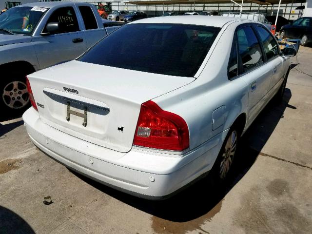 YV1TS592861433510 - 2006 VOLVO S80 2.5T WHITE photo 4