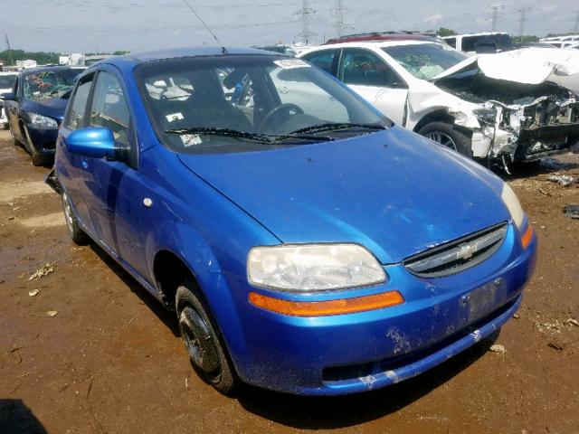 KL1TG62615B403274 - 2005 CHEVROLET AVEO LT BLUE photo 1