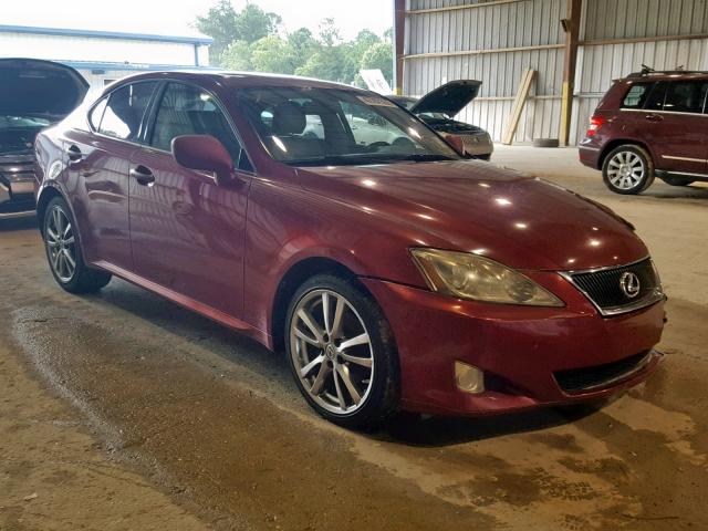 JTHBK262285054839 - 2008 LEXUS IS 250 RED photo 1