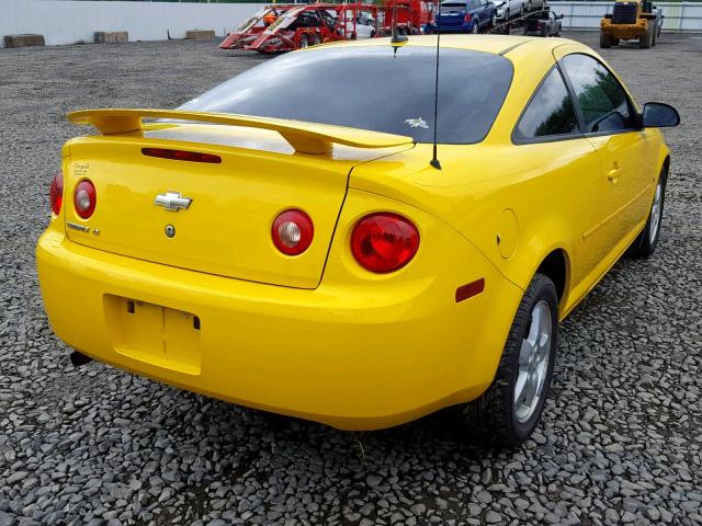 1G1AT18H297171874 - 2009 CHEVROLET COBALT LT YELLOW photo 4