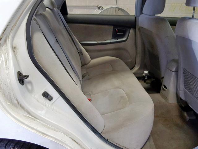 KNAFE121X65238180 - 2006 KIA NEW SPECTR WHITE photo 6