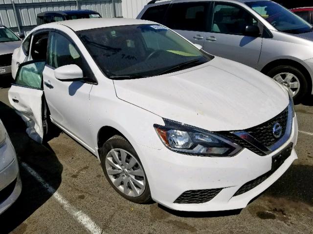 3N1AB7AP1GL681689 - 2016 NISSAN SENTRA S WHITE photo 1