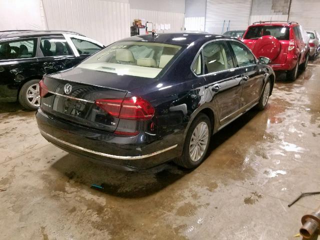 1VWBT7A30HC050258 - 2017 VOLKSWAGEN PASSAT SE BLUE photo 4