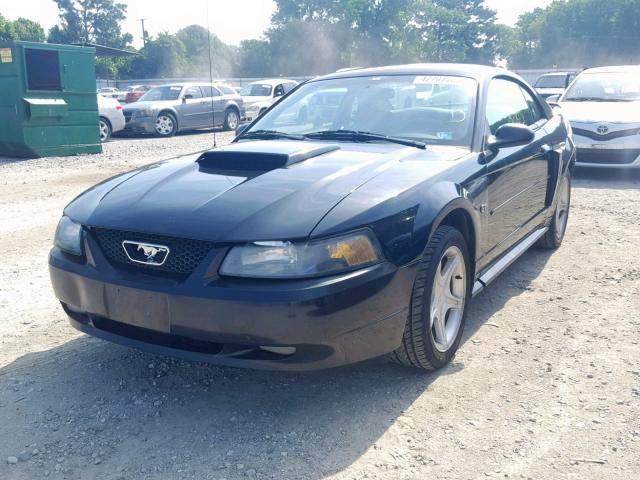 1FAFP42X01F205703 - 2001 FORD MUSTANG GT BLACK photo 2