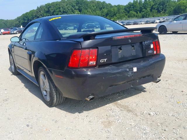 1FAFP42X01F205703 - 2001 FORD MUSTANG GT BLACK photo 3