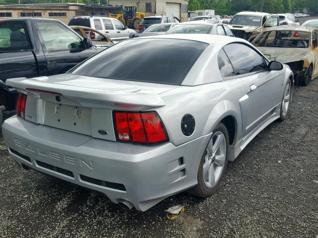 1FAFP42X71F264635 - 2001 FORD MUSTANG GT SILVER photo 4