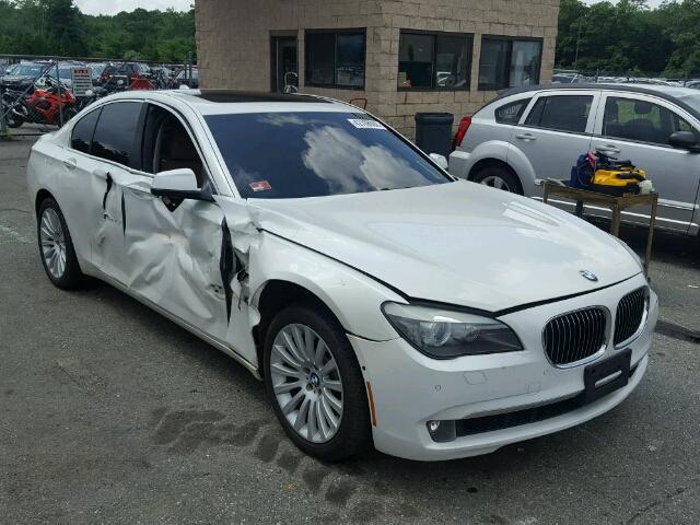 WBAKC6C51ACL67934 - 2010 BMW 750 I WHITE photo 1