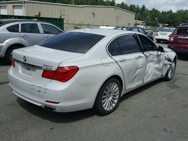 WBAKC6C51ACL67934 - 2010 BMW 750 I WHITE photo 4