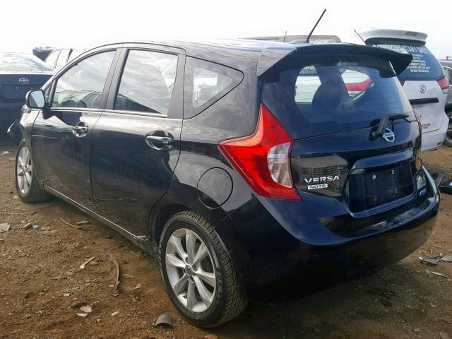 3N1CE2CP3EL352490 - 2014 NISSAN VERSA NOTE BLACK photo 3