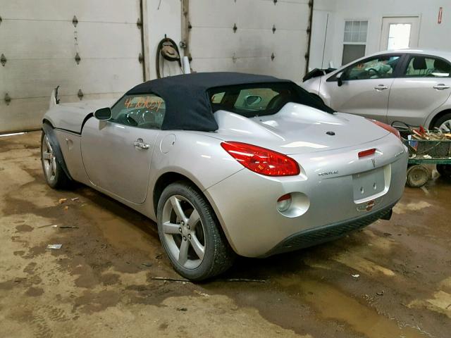 1G2MB35B87Y126405 - 2007 PONTIAC SOLSTICE SILVER photo 3