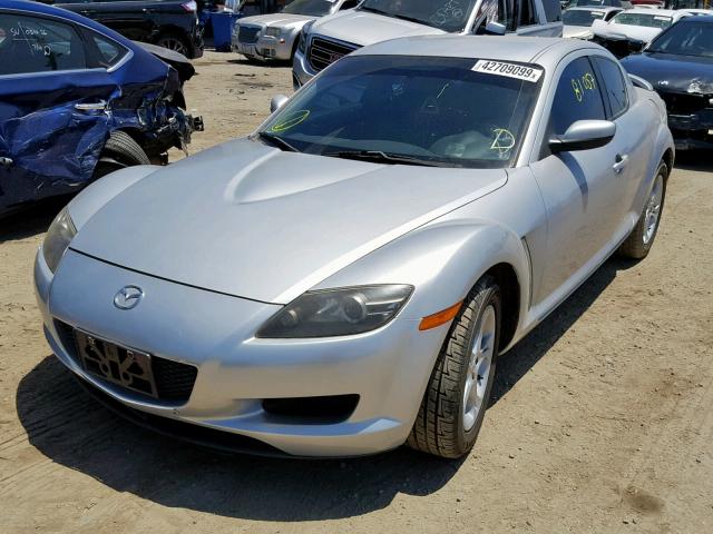 JM1FE17N850152506 - 2005 MAZDA RX8 SILVER photo 2