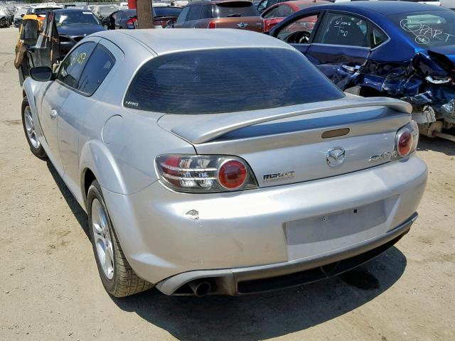 JM1FE17N850152506 - 2005 MAZDA RX8 SILVER photo 3