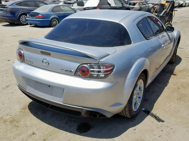 JM1FE17N850152506 - 2005 MAZDA RX8 SILVER photo 4