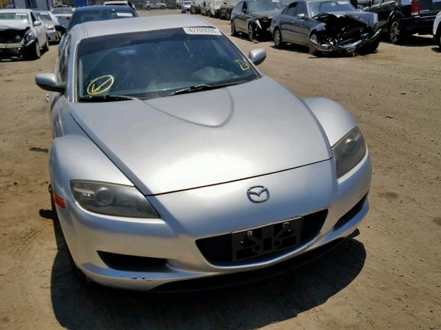 JM1FE17N850152506 - 2005 MAZDA RX8 SILVER photo 9