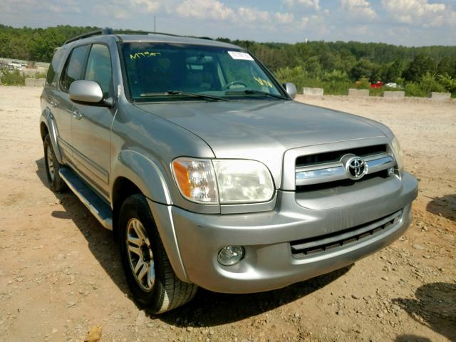 5TDBT48A05S253781 - 2005 TOYOTA SEQUOIA LI SILVER photo 1