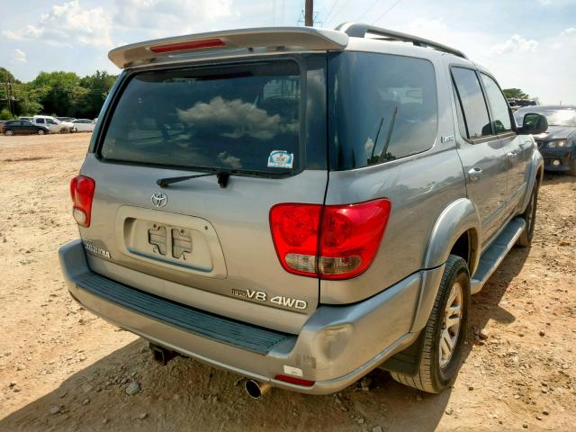 5TDBT48A05S253781 - 2005 TOYOTA SEQUOIA LI SILVER photo 4