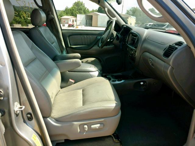 5TDBT48A05S253781 - 2005 TOYOTA SEQUOIA LI SILVER photo 5