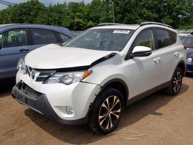 JTMDFREV5FJ025312 - 2015 TOYOTA RAV4 LIMIT WHITE photo 2