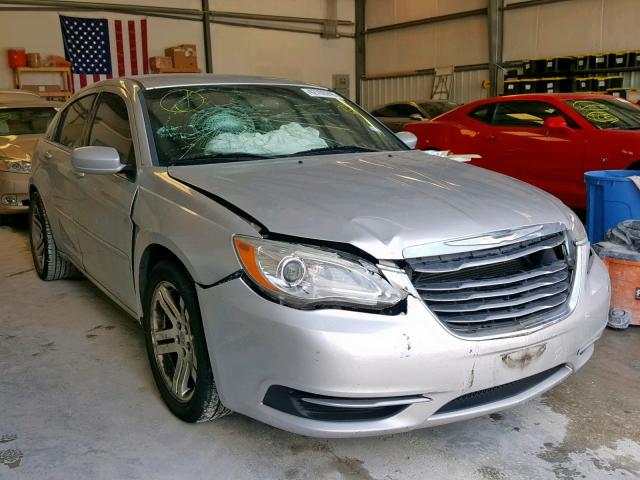 1C3CCBAB0CN228933 - 2012 CHRYSLER 200 LX SILVER photo 1