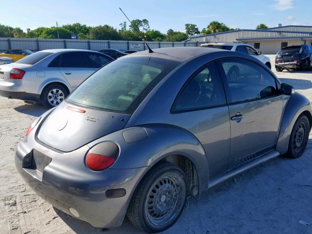 3VWBK31C45M404160 - 2005 VOLKSWAGEN NEW BEETLE CHARCOAL photo 4