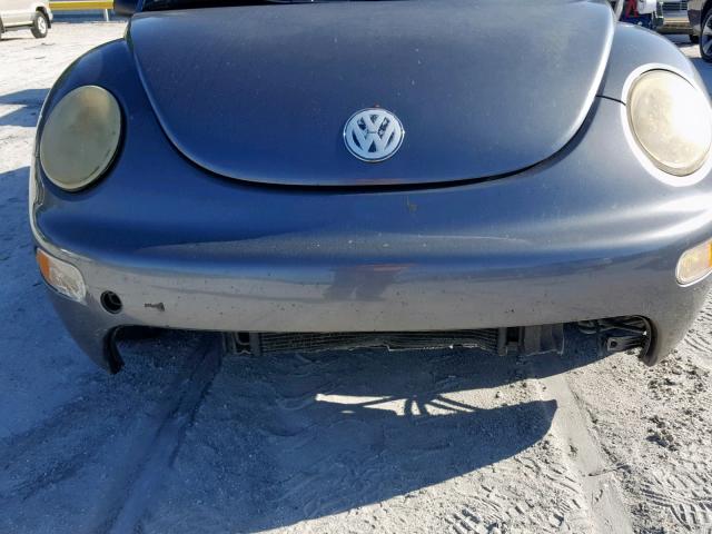 3VWBK31C45M404160 - 2005 VOLKSWAGEN NEW BEETLE CHARCOAL photo 9